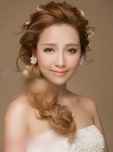 2017韩式新娘发型图片 2015韩式新娘发型图片