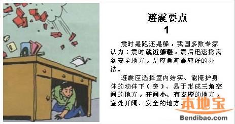 地震后自救方法 地震正确逃生方法