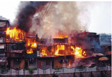 唐氏儿五大特征图 当代建筑发生火灾的五大危险特征