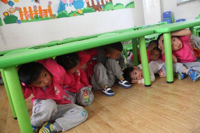 幼儿园手工制作大全 幼儿园地震应急演练方案