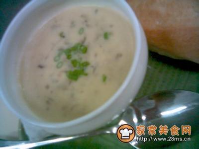 经典法式奶油蘑菇汤 法式奶油蘑菇汤的做法