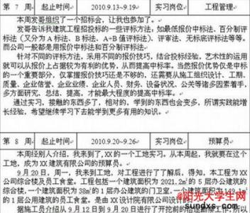 建筑施工实习报告范文