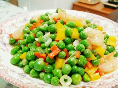 青豆虾仁的做法 虾仁青豆的好吃做法_怎么做好吃的虾仁青豆