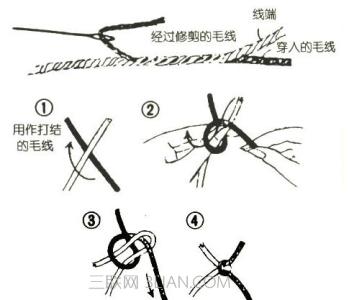 毛围巾织法 无线头毛围巾如何织