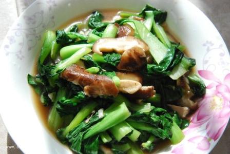 怎么炒香菇青菜好吃 香菇青菜的好吃做法_怎么做好吃的香菇青菜