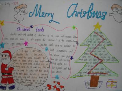圣诞节手抄报内容英文 五年级圣诞节英文手抄报内容