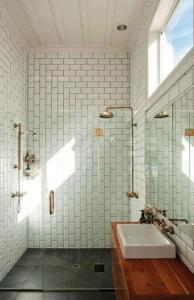 卫生间干湿分离效果图 小户型浴室装修效果图