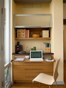 小户型客厅书房一体 小户型书房客厅一体效果图欣赏