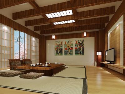 日式客厅装修效果图 日式客厅装修效果图赏析