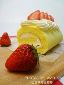 草莓奶油蛋糕的做法 草莓奶油蛋糕卷的做法图解