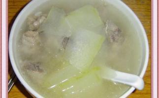 冬瓜排骨汤的做法 冬瓜汤的3种做法