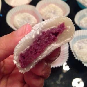 紫薯糯米糍的做法 紫薯糯米糍的做法推荐