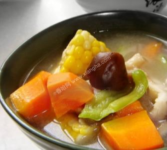 玉米蔬菜汤 玉米蔬菜汤怎么做才好吃_玉米蔬菜汤的做法步骤