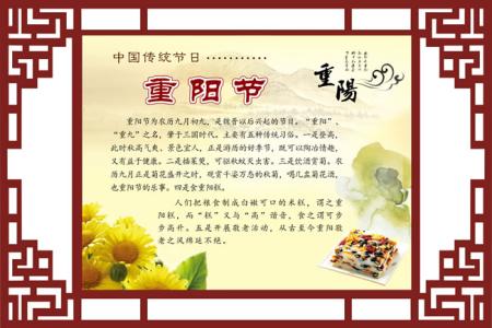 重阳节的起源 重阳节的起源资料