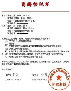 双方同意变更离婚协议 双方同意协商的离婚协议书