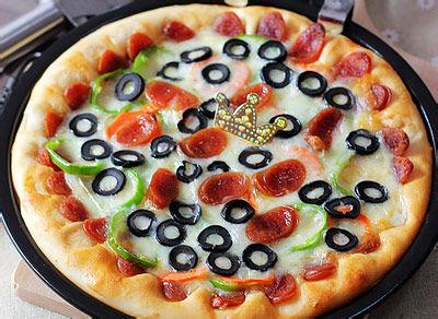 黑橄榄为什么放披萨上 腊肠黑橄榄披萨