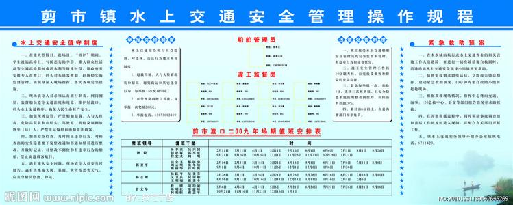 交通安全管理制度 水上交通安全制度