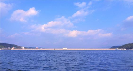 松花江观光索道 观迷人的江水松花江