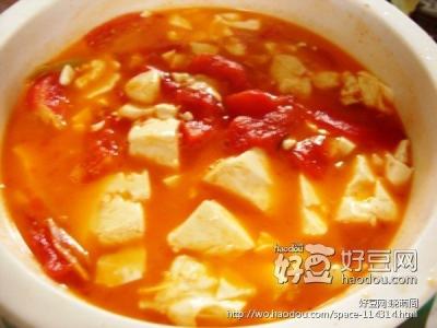 西红柿炖豆腐的做法图 西红柿炖豆腐的家常做法