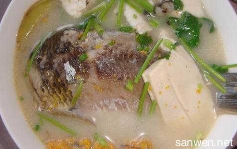 鲫鱼炖豆腐的做法 美味的鲫鱼炖豆腐汤做法
