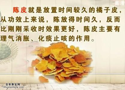 砂仁有什么功效与作用 陈皮有什么功效与作用