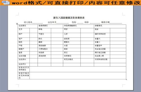 中学生心理健康调查表 中学生饮食健康调查表报告