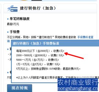 往外地转账手续费多少 转账手续费多少