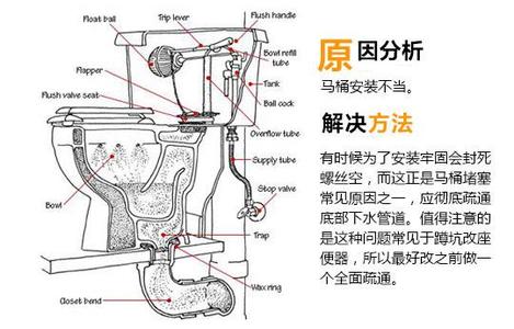 马桶堵怎么办妙招图解 抽水马桶堵了怎么通