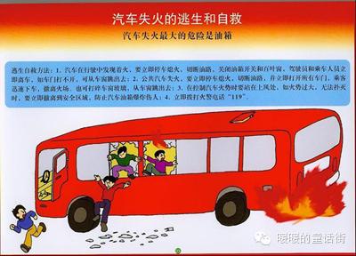 火灾逃生方法 公交车突发火灾 关键时刻应如何逃生