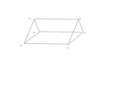 平行四边形和梯形 如图，四边形AEFD与EBCF是相似的梯形