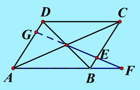 如图平行四边形abcd中 如图，将平行四边形AEFG变换到平行四边形ABCD