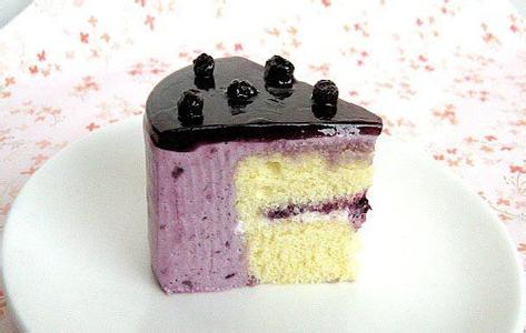 蓝莓山药的做法图解 蓝莓蛋糕的图解做法步骤
