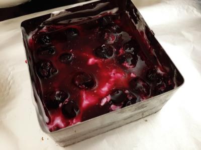 蓝莓山药的做法图解 蓝莓蛋糕的图解做法