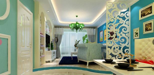 地中海风格客厅效果图 地中海风格的客厅壁纸效果图设计