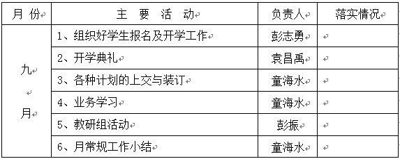 小学第一学期工作计划 小学2015秋季第一学期教务工作计划