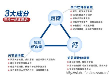 氨糖的功效及作用详解 氨糖的作用与生理功能