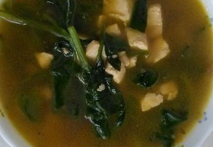菠菜豆腐汤的做法 菠菜豆腐汤的图解做法教程
