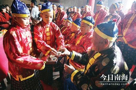 香港民间春秋二祭时的“太公分猪肉”习俗