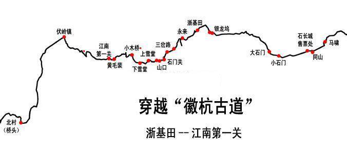 徽杭古道穿越 徽杭古道穿越攻略