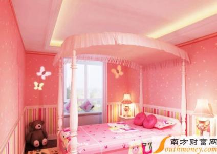 公主房装修效果图 梦幻的粉红公主房装修效果图