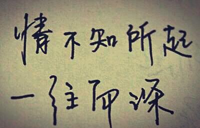 恨不知所踪 一笑而泯 情不知所起，一往而深。恨不知所踪，一笑而泯