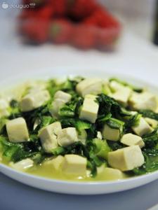 小白菜炖豆腐的做法 小白菜豆腐的做法图解
