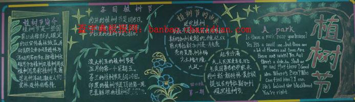 植树节黑板报资料：中国植树节成果