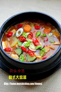 韩式大酱汤的做法 韩式大酱汤的做法（图示）