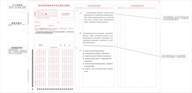 自考备考指导：各种题型考场答题要点