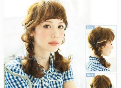 小清新发型扎法 女生小清新扎发图片,必是今夏显美最好的选择