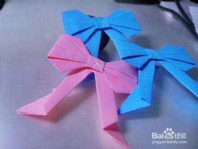 蝴蝶结的折法 怎么折蝴蝶结(2)