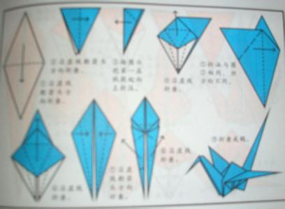 最简单千纸鹤的折法 千纸鹤的折法步骤图
