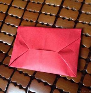 蝴蝶结信封的折法图解 信封怎么折？蝴蝶信封的折法