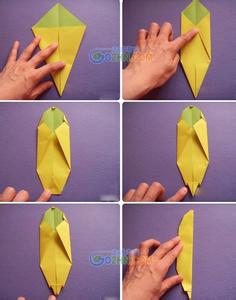 剥皮香蕉折纸图解 香蕉怎么折？香蕉的折法图解